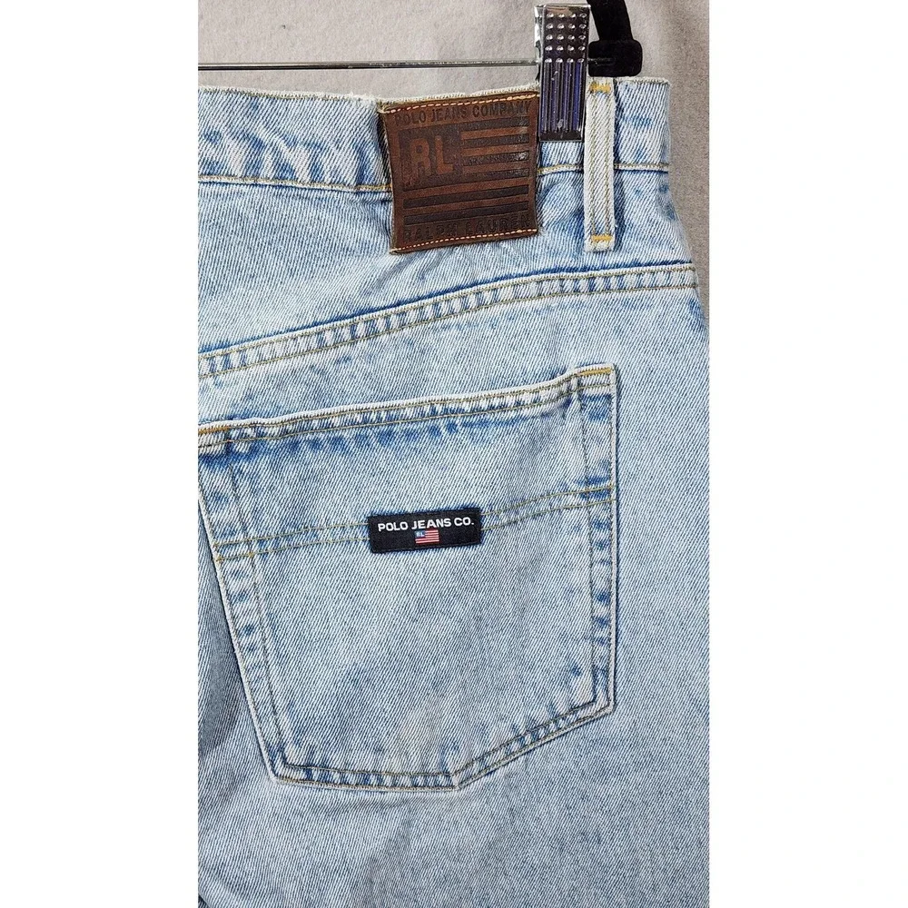 Vintage Polo Jeans Co‎ Ralph Lauren Jeans Mens 38x29 Loose Fit Denim 90s